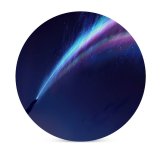 yanfind Ceramic Coasters (round) Fantasy Fleeting Dive Lighting Silhouette Sky Space Meteors Dream Family Game Intellectual Educational Game Jigsaw Puzzle Toy Set