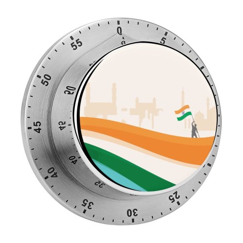 yanfind Timer AufaitUX Celebrations Indian Flag Independence India August Th Tricolor Fort 60 Minutes Mechanical Visual Timer