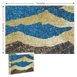 yanfind Picture Puzzle Abstract Rock Strata Textures Glitter Gold Marble Golden Texture Family Game Intellectual Educational Game Jigsaw Puzzle Toy Set