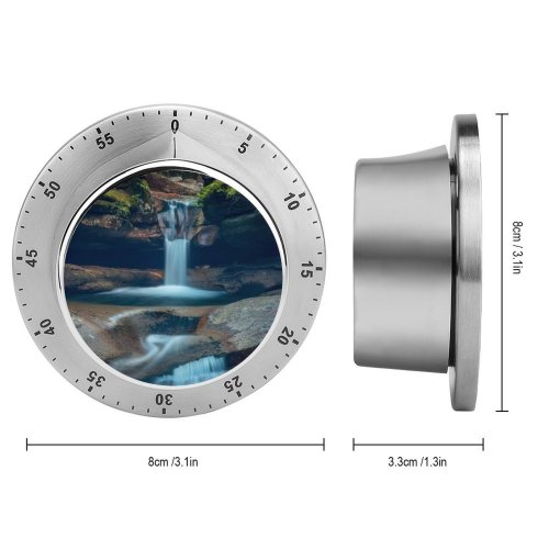 yanfind Timer Collins Sabbaday Falls Hampshire Waterfall Mountains Evening 60 Minutes Mechanical Visual Timer