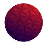 yanfind Ceramic Coasters (round) Dimensional Blank Dawn Dimensional Purple Dark Vibrant   Sunset Grid Neon Family Game Intellectual Educational Game Jigsaw Puzzle Toy Set