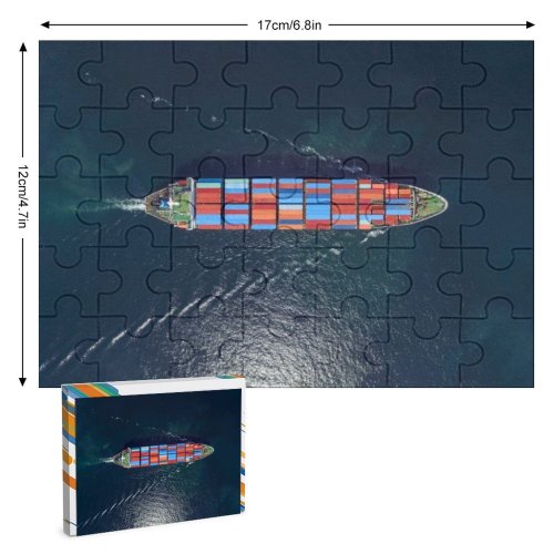 yanfind Picture Puzzle City Bangkok Sky Dock Warehouse Storage Sea Commercial Technology Pier Container Dusk Family Game Intellectual Educational Game Jigsaw Puzzle Toy Set