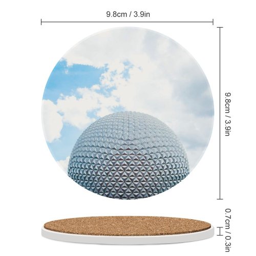yanfind Ceramic Coasters (round)  Images Space Glass Buena Fun Public Sky Wallpapers Lake Happy Epcot Family Game Intellectual Educational Game Jigsaw Puzzle Toy Set