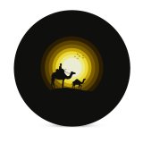 yanfind Ceramic Coasters (round) Suryapraveen Dark Minimal Camels  Silhouette Family Game Intellectual Educational Game Jigsaw Puzzle Toy Set
