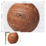 yanfind Picture Puzzle Soccer Leather Sport Studio Craft Retro Ball Tradition Sports Space  Old Family Game Intellectual Educational Game Jigsaw Puzzle Toy Set