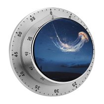 yanfind Timer Thiago Garcia Fantasy Jellyfish Dream Surreal Night Sky Alone 60 Minutes Mechanical Visual Timer