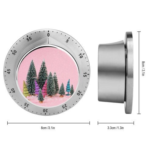 yanfind Timer Artificial  Home Christmas Snow Tree  Landscape Pine Woodland Winter Temperature 60 Minutes Mechanical Visual Timer