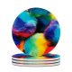 yanfind Ceramic Coasters (round) Daniele Levis Pelusi Faux Fur Pom Balls Multicolor Colorful Macro Closeup Vibrant Family Game Intellectual Educational Game Jigsaw Puzzle Toy Set