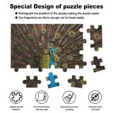 yanfind Picture Puzzle Peafowl  Indian Peafowl  Train Family Game Intellectual Educational Game Jigsaw Puzzle Toy Set