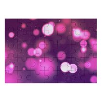 yanfind Picture Puzzle Abstract Bokeh Purple Sparkles Family Game Intellectual Educational Game Jigsaw Puzzle Toy Set