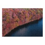 yanfind Picture Puzzle Aaron Burden Colorful Forest Trees Aerial Lake River Scenic Family Game Intellectual Educational Game Jigsaw Puzzle Toy Set
