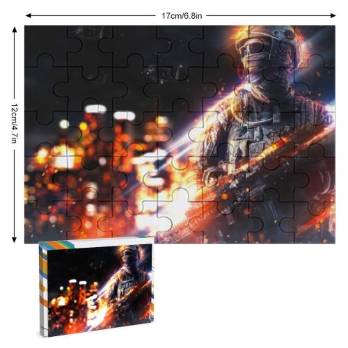 yanfind Picture Puzzle XioxGraphix Games Battlefield Fan Art Concept Family Game Intellectual Educational Game Jigsaw Puzzle Toy Set