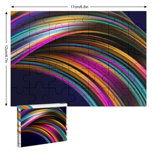 yanfind Picture Puzzle Abstract ASUS ZenBook Pro  Spectrum  Colorful Family Game Intellectual Educational Game Jigsaw Puzzle Toy Set