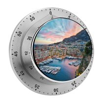 yanfind Timer Trey Ratcliff Monte Carlo Monaco Yacht Harbor Boats Clouds Sky Waterfront 60 Minutes Mechanical Visual Timer