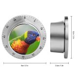 yanfind Timer William Warby Rainbow Lorikeet Colorful Closeup Bokeh Bird 60 Minutes Mechanical Visual Timer