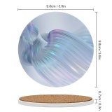yanfind Ceramic Coasters (round) Abstract Angel  Colorful Shining  MediaPad Family Game Intellectual Educational Game Jigsaw Puzzle Toy Set