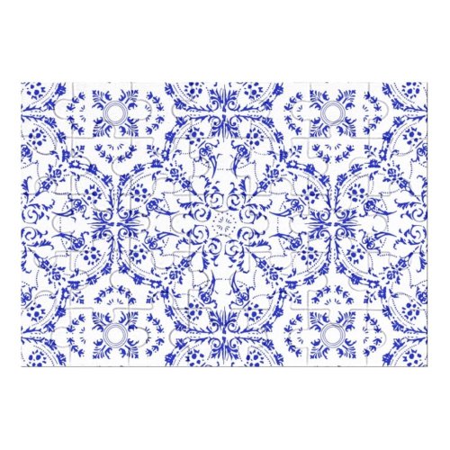 yanfind Picture Puzzle Spanish Portuguese Arabic Mexican Flooring Seamless Ceramics Porcelain Flower  Retro Moroccan Family Game Intellectual Educational Game Jigsaw Puzzle Toy Set