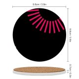 yanfind Ceramic Coasters (round) Abstract Black Dark Minimal Cyan Gears Minimalist AMOLED Family Game Intellectual Educational Game Jigsaw Puzzle Toy Set