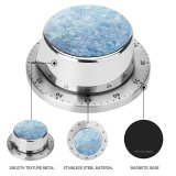 yanfind Timer Illusion Crystal Snow Glass Abstract Winter Frozen Temperature Imagination Frost Outdoors Natural 60 Minutes Mechanical Visual Timer