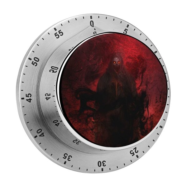 yanfind Timer Shredder Graphics CGI Hell Demon Scary Frightening 60 Minutes Mechanical Visual Timer