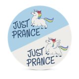yanfind Ceramic Coasters (round) Chubby Winged Rainbow Fantasy Lgbtq Lgbtq+ Pony Phrase Acceptance Children Prance Fairytale Family Game Intellectual Educational Game Jigsaw Puzzle Toy Set