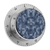 yanfind Timer Seamless Grid Sailor Sea Digitally Crowded Uniform Metal Militant Intricacy Generated Metallic 60 Minutes Mechanical Visual Timer
