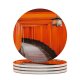 yanfind Ceramic Coasters (round) Denys Nevozhai Shinto Shrine Tokyo Japan Torii Pass Pathway Worship Family Game Intellectual Educational Game Jigsaw Puzzle Toy Set