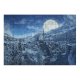 yanfind Picture Puzzle Winter  Frozen Forest Village Snowfall Family Game Intellectual Educational Game Jigsaw Puzzle Toy Set