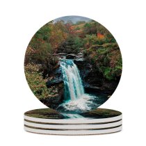 yanfind Ceramic Coasters (round) Rainbow Images Land River Earths Hills Wallpapers Plant Outdoors Tree Beauty Scotland Family Game Intellectual Educational Game Jigsaw Puzzle Toy Set