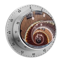 yanfind Timer Otto Berkeley Spiral Staircase Wooden Lights Look Descent Interior Curves 60 Minutes Mechanical Visual Timer