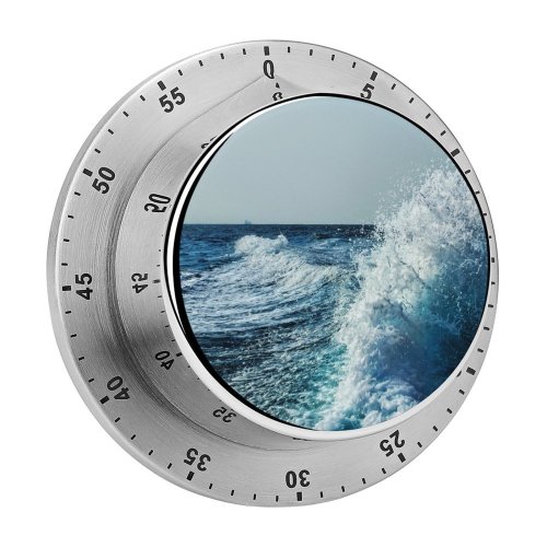 yanfind Timer Rippled Sea Drop  Destinations Motion  Surf Abstract Idyllic Travel Liquid 60 Minutes Mechanical Visual Timer
