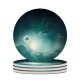 yanfind Ceramic Coasters (round) Comfreak Space Astronaut Space Travel Gravity  Nebula Universe Galaxy  Astronomy Family Game Intellectual Educational Game Jigsaw Puzzle Toy Set