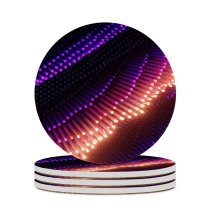 yanfind Ceramic Coasters (round) Dante Metaphor Abstract Rays Bars Colorful Glowing Family Game Intellectual Educational Game Jigsaw Puzzle Toy Set