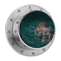 yanfind Timer Images Cub Pair Grass Wildlife Wallpapers Chobe  Hunt   Lioness 60 Minutes Mechanical Visual Timer