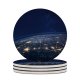 yanfind Ceramic Coasters (round) Space  Starry Sky Night Dark Family Game Intellectual Educational Game Jigsaw Puzzle Toy Set