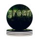 yanfind Ceramic Coasters (round) Daria Shevtsova Neon Plant Illuminated Leaves Family Game Intellectual Educational Game Jigsaw Puzzle Toy Set