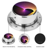 yanfind Timer PIRO Abstract Dark Patterns Multicolor Lines Colorful Glowing 60 Minutes Mechanical Visual Timer