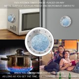 yanfind Timer Illusion Crystal Snow Glass Abstract Winter Frozen Temperature Imagination Frost Outdoors Natural 60 Minutes Mechanical Visual Timer