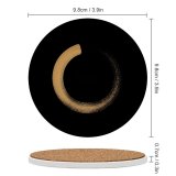 yanfind Ceramic Coasters (round) Motion Simplicity Studio Above Watercolor Classical  Stroke Craft Vitality Retro Gold002 Family Game Intellectual Educational Game Jigsaw Puzzle Toy Set