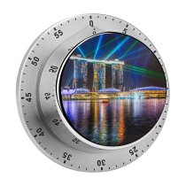 yanfind Timer Trey Ratcliff Marina Bay Sands Light Show Singapore Laser Lights Colorful River 60 Minutes Mechanical Visual Timer