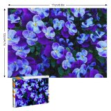 yanfind Picture Puzzle Pansies Violet Flowers Garden Spring Family Game Intellectual Educational Game Jigsaw Puzzle Toy Set