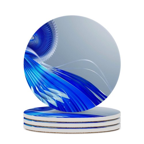 yanfind Ceramic Coasters (round) Abstract Design Imagination Family Game Intellectual Educational Game Jigsaw Puzzle Toy Set