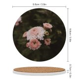 yanfind Ceramic Coasters (round) Images Fall Autumn Flowers Public Wallpapers Dahlia Plant Pollen Warm Cozy Pictures Family Game Intellectual Educational Game Jigsaw Puzzle Toy Set