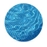 yanfind Ceramic Coasters (round)  Texture Pool Summer Crystal Clear Transparent Aqua Electric Azure Technology Family Game Intellectual Educational Game Jigsaw Puzzle Toy Set