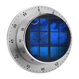 yanfind Timer Transparent Glass Tree France Scenics Winter Temperature   Tranquility Strasbourg Night 60 Minutes Mechanical Visual Timer