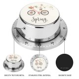 yanfind Timer Blooming  Outside Garden Urban Nobody Lettering Conceptual Retro Vintage Basket Rose 60 Minutes Mechanical Visual Timer