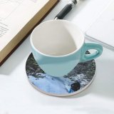 yanfind Ceramic Coasters (round) Images Pine Snow Wallpapers Outdoors Tree Cool Forest Winter Pictures Walk Female Family Game Intellectual Educational Game Jigsaw Puzzle Toy Set