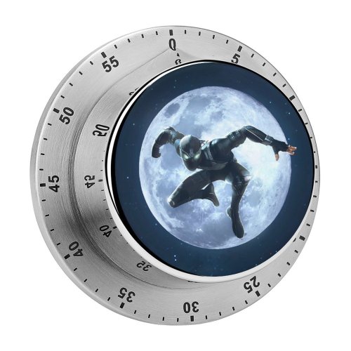 yanfind Timer Graphics CGI Black Dark SpiderMan Night Monkey MARVEL Contest Champions 60 Minutes Mechanical Visual Timer