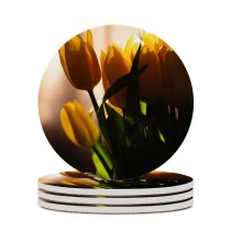 yanfind Ceramic Coasters (round) Images Plant Commons  Flower Tulip Tulips Creative Flowers Family Game Intellectual Educational Game Jigsaw Puzzle Toy Set
