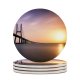 yanfind Ceramic Coasters (round) William Warby Vasco Da Gama  Lisbon Portugal Tagus River Sunrise Dawn Family Game Intellectual Educational Game Jigsaw Puzzle Toy Set